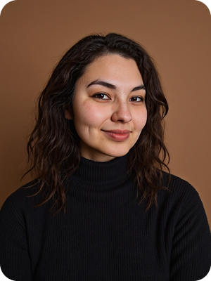 Professional AI-generated headshot example from Color me Impressed collection showing vibrant and approachable everyday looks - sample 3